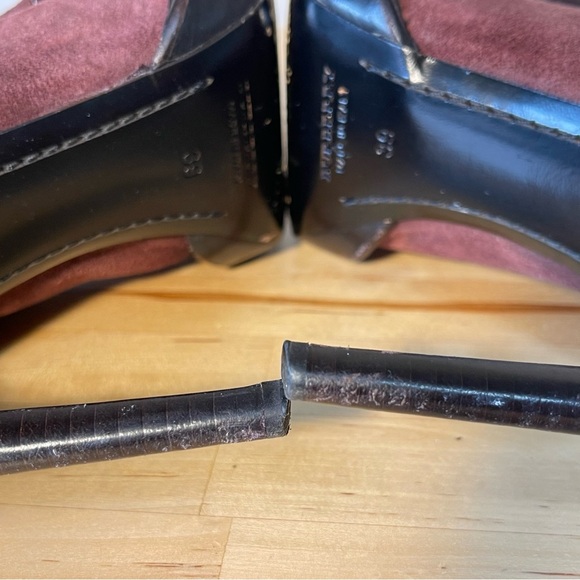 Burberry Prorsum suede embossed kiltie Ankle boots Size EU 39 - Picture 9 of 15